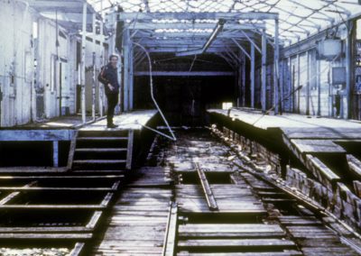 Railway Pier,Demolition of superstructure, 1970,