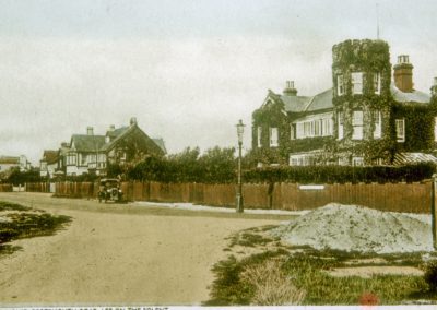 Junction of Milvil Rd. & Marine Parade, 1930,Postcard