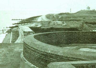 Fort Gilikicker,View from West Bastion of Fort Monkton, 1940,