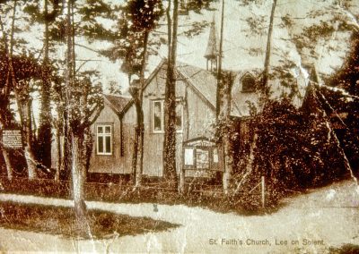 The old St. Faith's Church,The New Church occupies the same site, c1930