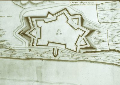 Stanley Park,Plan of proposed fort which was never built, 1784,