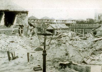 Bury Hall Lane,Bomb damage Bury Hall Lane, WW2,