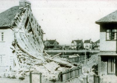 Marine Parade area,Bomb damage, WW2,