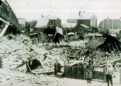Fisgard Road,Bomb damage at Fisgard Road, WW2,