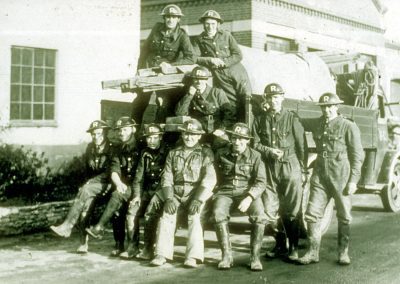 Forton Road,Rescue Squad on stand-by at St. Vincent Barracks, WW2,