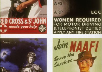 Posters encouraging women to join organisations, WW2