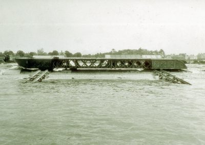 Beach,Constructon of piers for Mulberry Harbours, 1944,