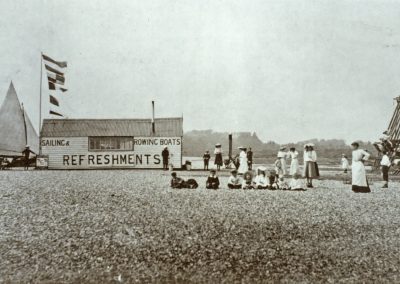 Beach Street,Stokes Bay beach, c1900